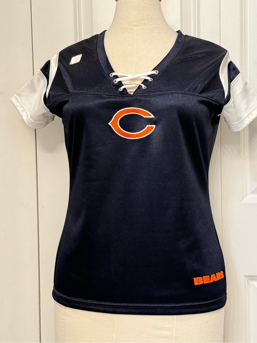 Chicago Bears lace up jersey
